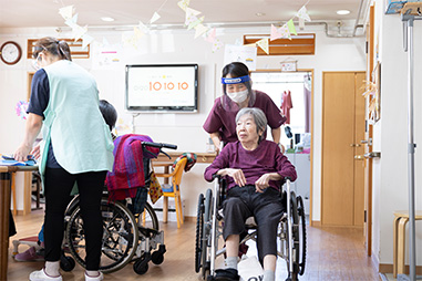 認知症対応型 平岸は24時間看護師が在中なので安心