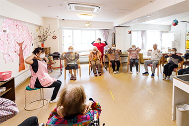 ナーシングホームしあわせプラスでの生活イメージ